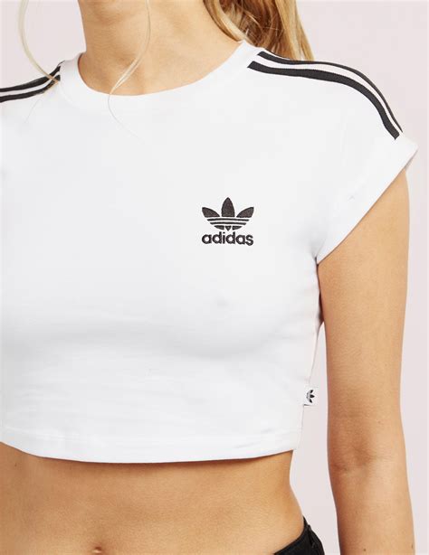 adidas crop top damen weiß|adidas original crop tops.